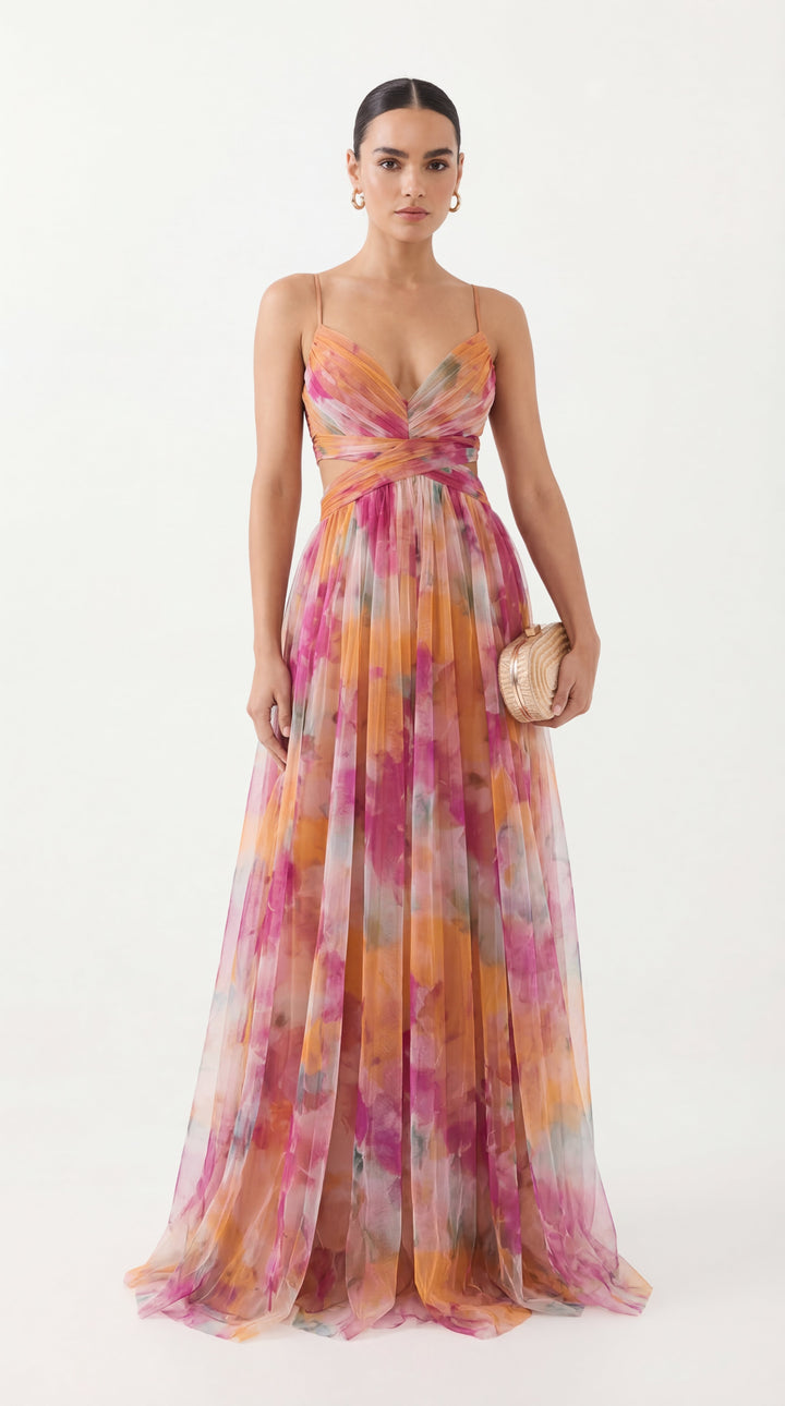 Giselle | Robe maxi florale