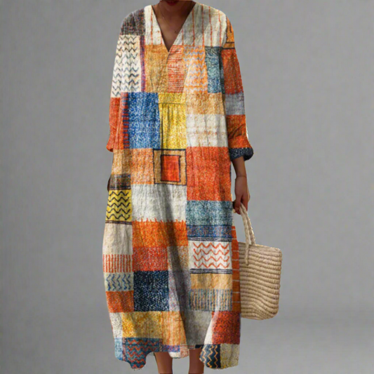 Vianna™ | Robe géométrique élégante