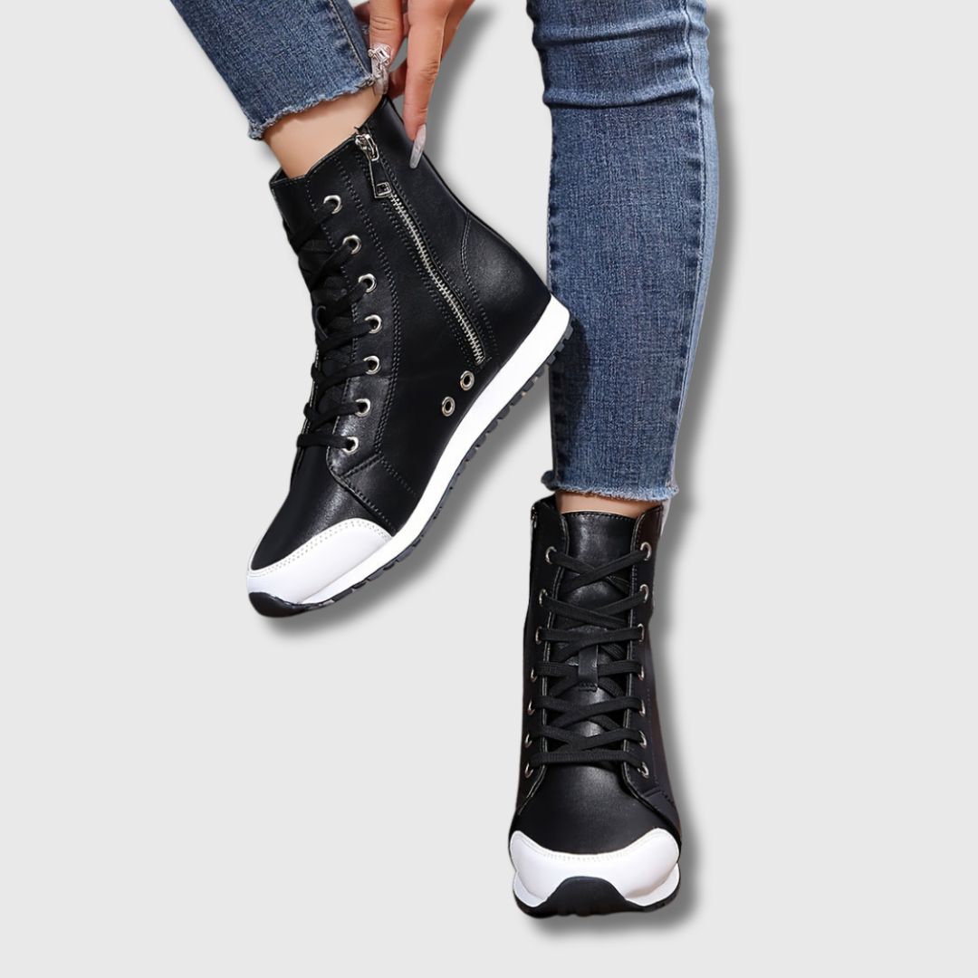 Aurora™ | Sneakers Femme Bicolores Hautes