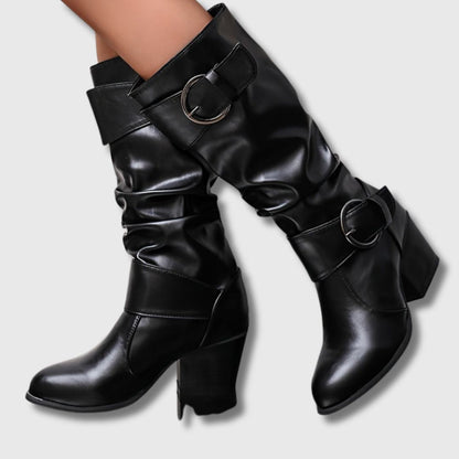 Éléonore™ | Bottines Femme à Talon Épais
