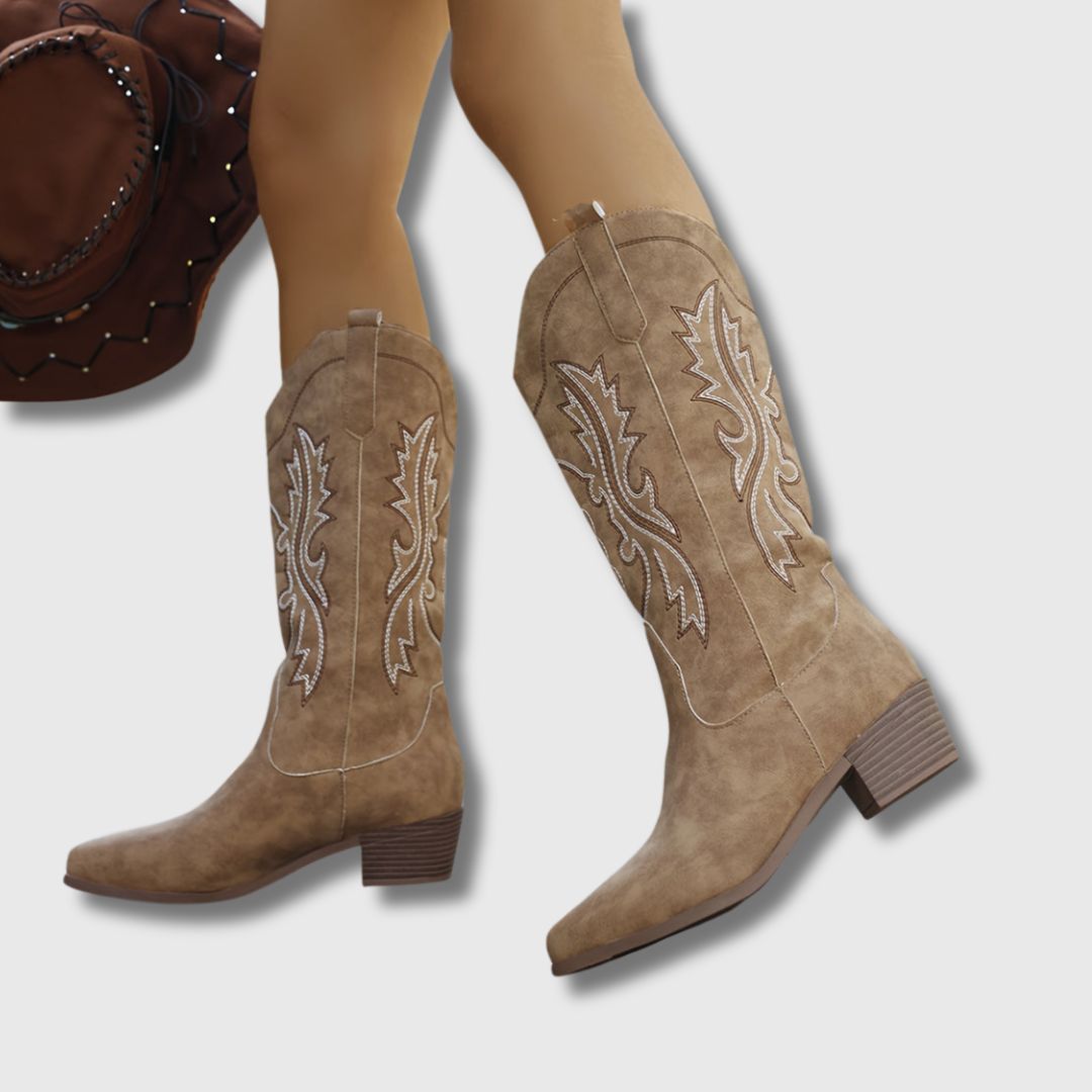 Daphné™ | Bottines Femme Cowboy