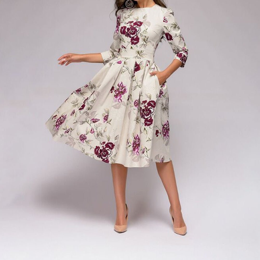 Sibylle™ | Robe Fleurie