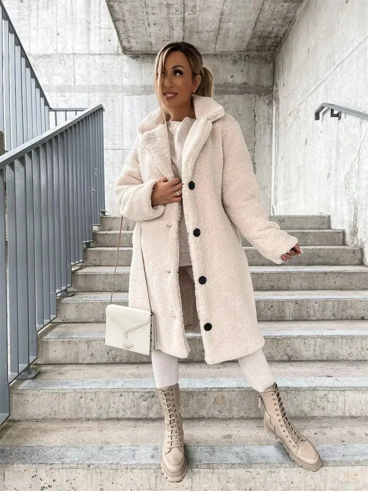 Jessica | Manteau Teddy