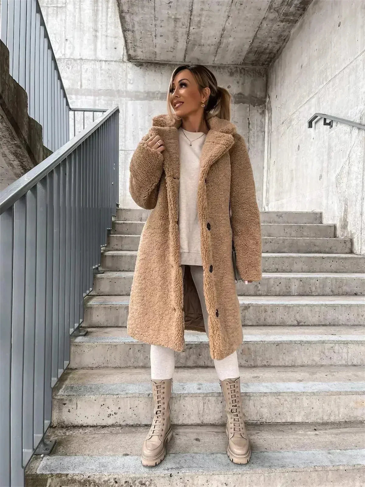Jessica | Manteau Teddy