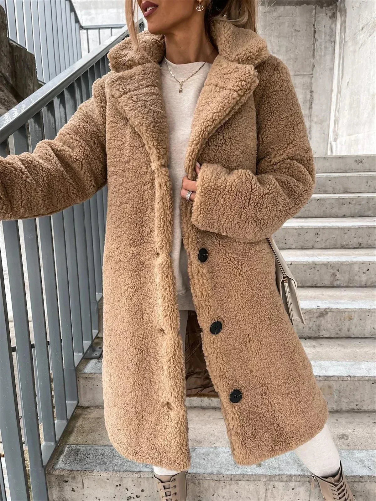 Jessica | Manteau Teddy
