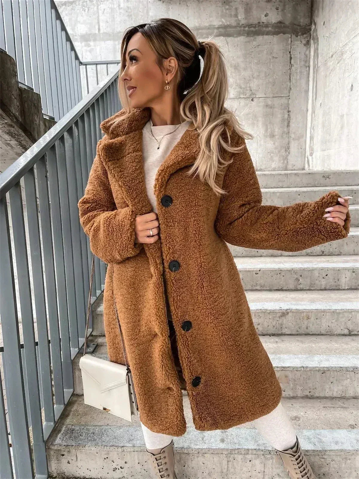 Jessica | Manteau Teddy