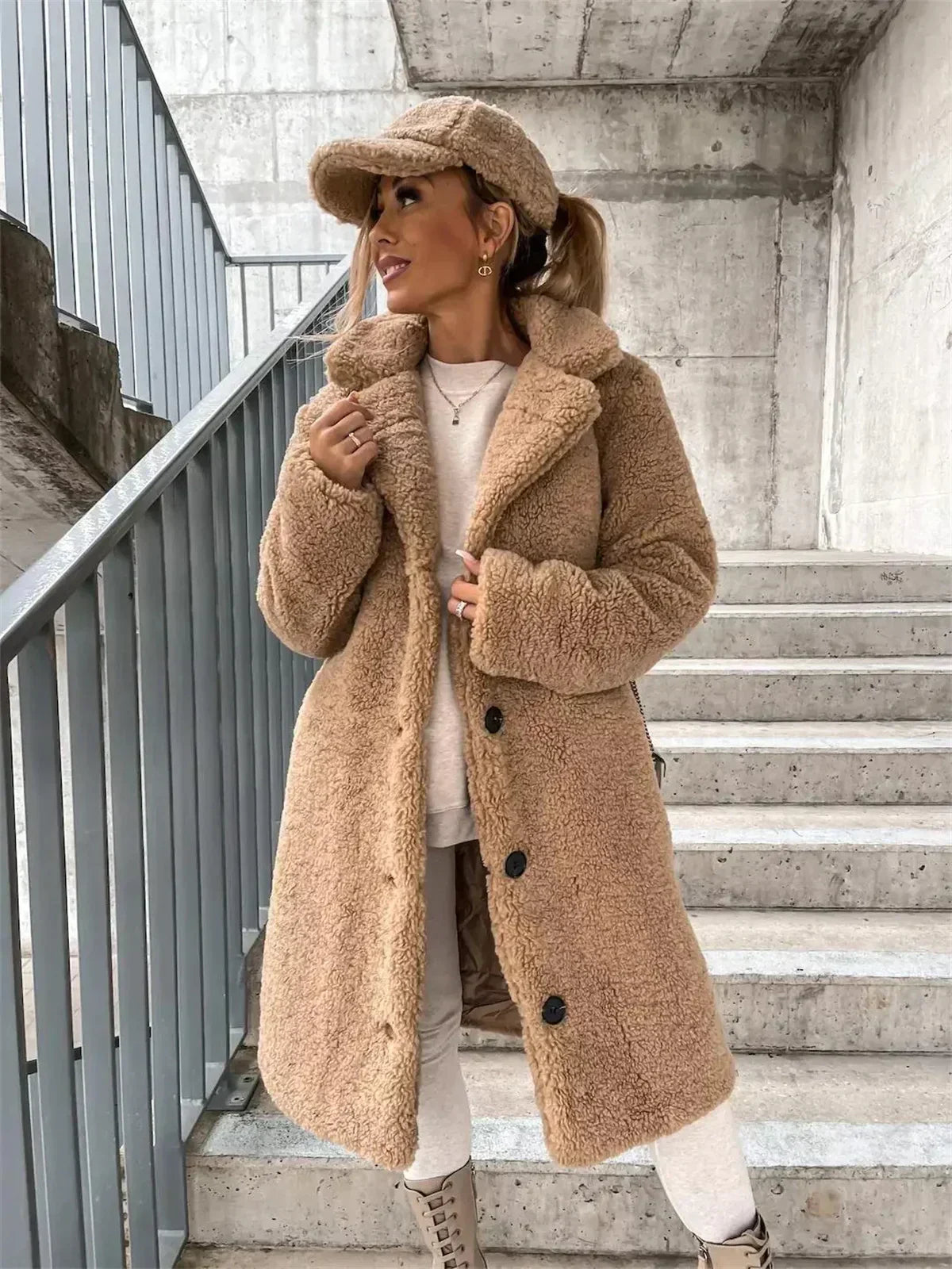 Jessica | Manteau Teddy