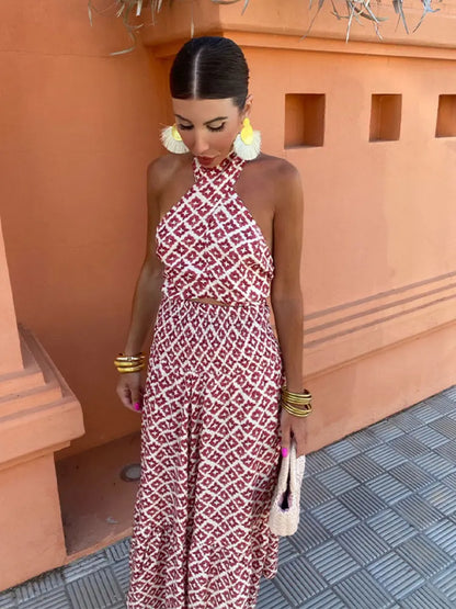 Mickay™ | Robe Midi Femme Chic à Épaules Dénudées