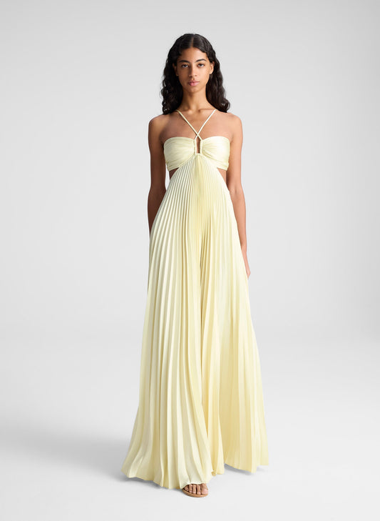 Sienna™ | Robe Longue Plissée de Soirée