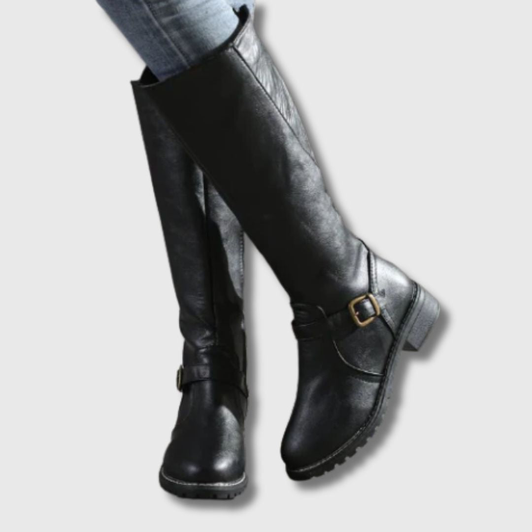 Kate™ | Bottes Longues avec Boucle & Fermeture