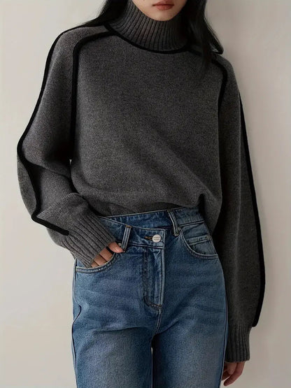 Valentina™ | Tunique Longue Col Roulé Chic
