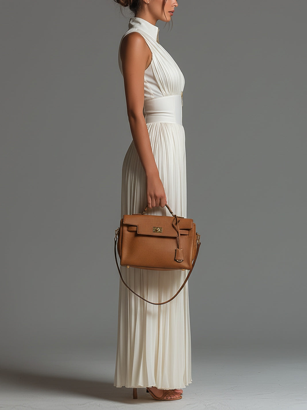 Lucía | Mono plissé en georgette