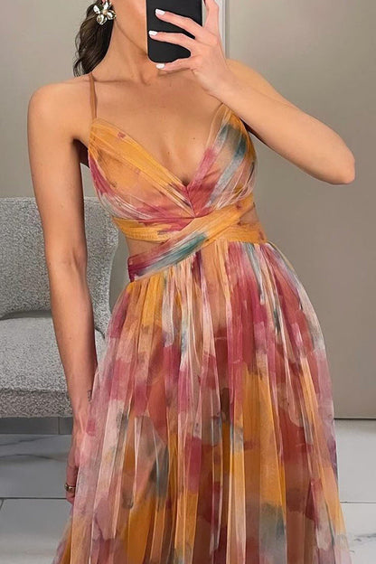Dörte™ | Robe Longue Fleurie