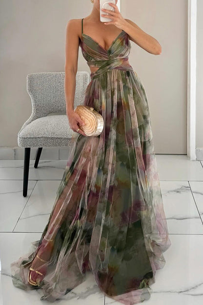 Dörte™ | Robe Longue Fleurie