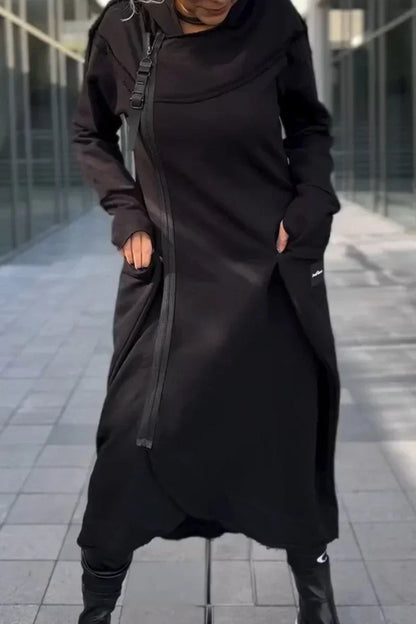 MANA™ | HOODIE LONG AVEC ZIP EN TISSUS LÉGERS ET RESPIRANTS