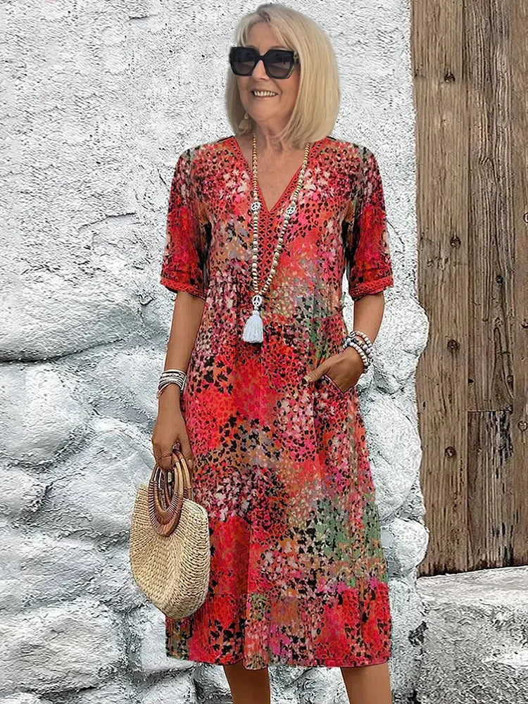 Lina | Robe légère avec décolleté en V
