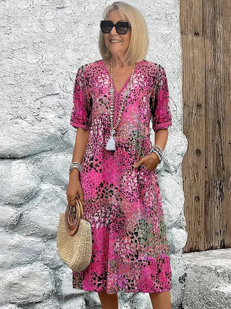 Lina | Robe légère avec décolleté en V