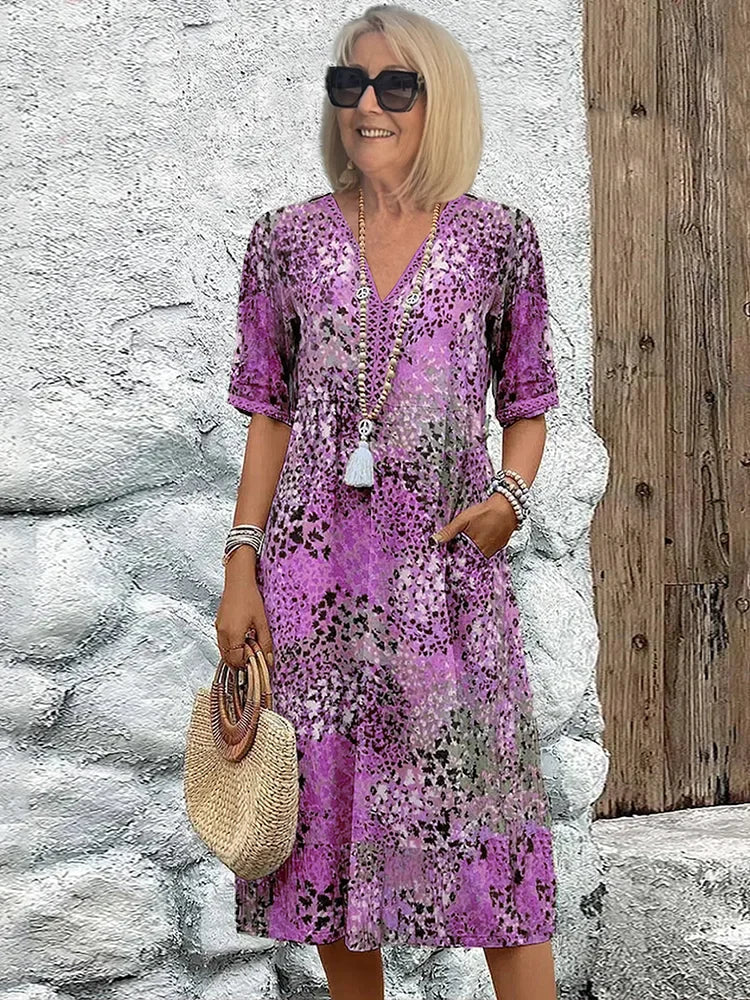 Lina | Robe légère avec décolleté en V