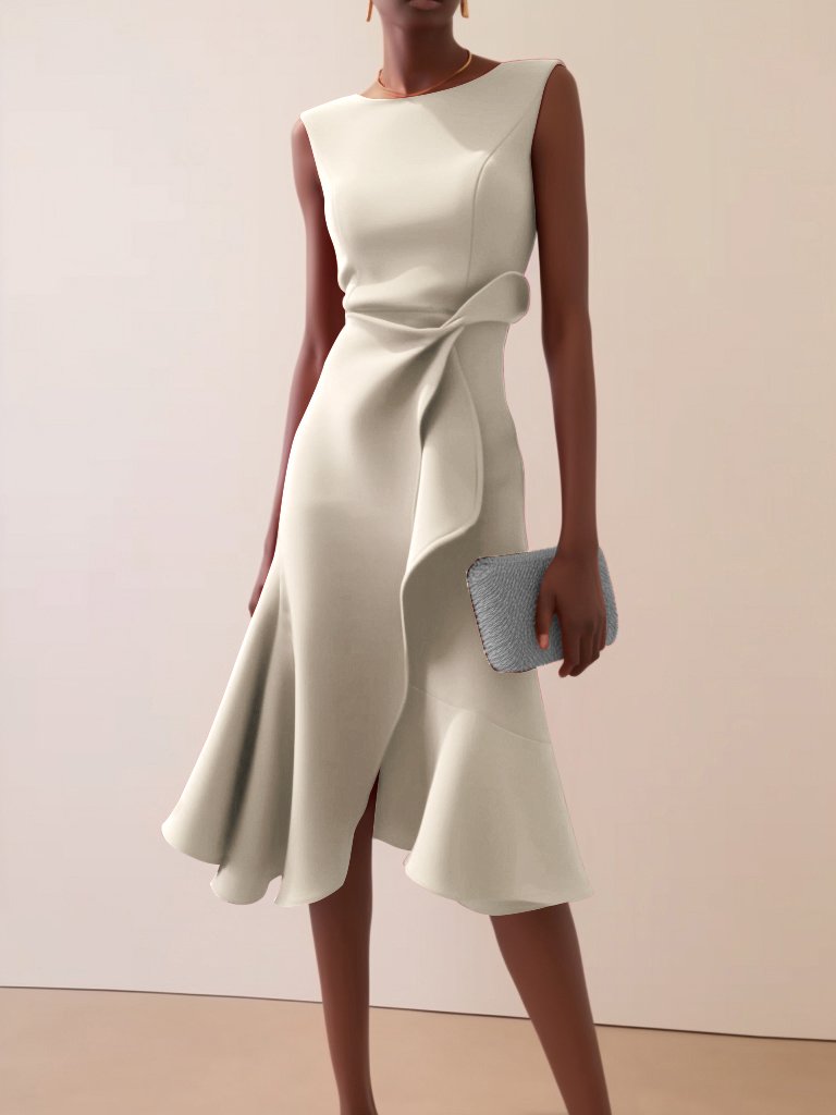 Darlene | Robe midi sophistiquée