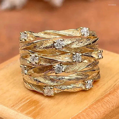 Bague Boho Vintage en Or