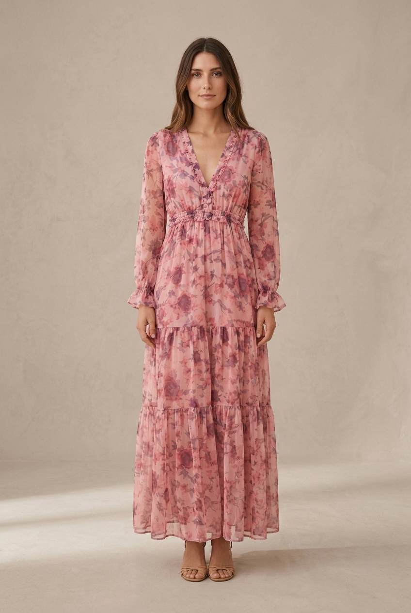 Floral | Robe Longue