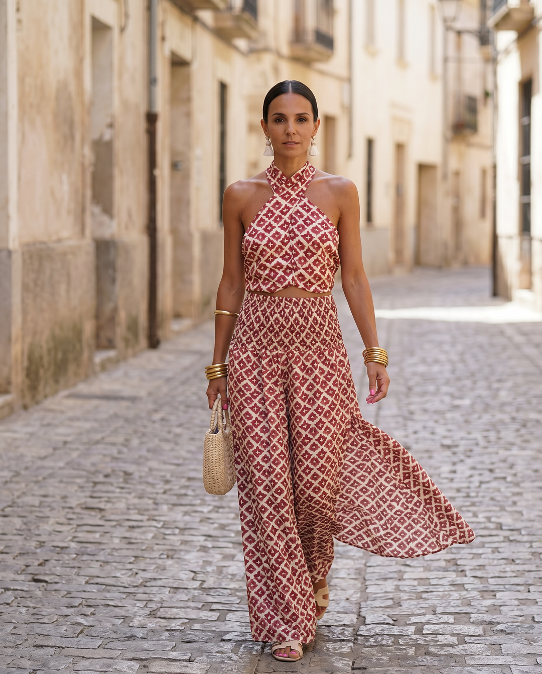 Elsa | Ensemble Élégant avec Design D'épaules Découvertes