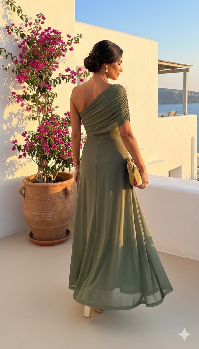 Uma | Robe fluide ample au design élégant