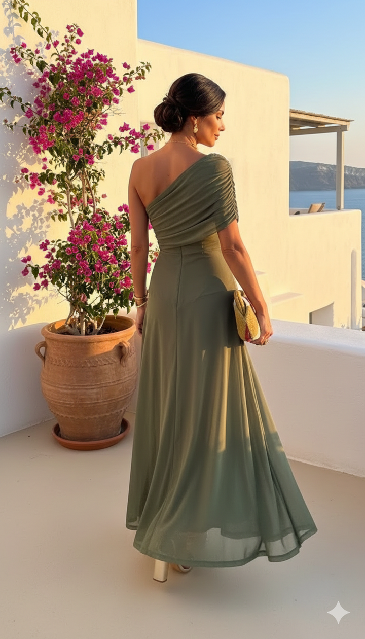 Uma | Robe fluide ample au design élégant
