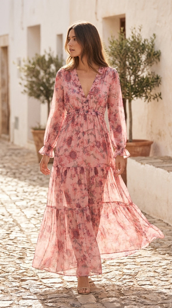 Floral | Robe Longue