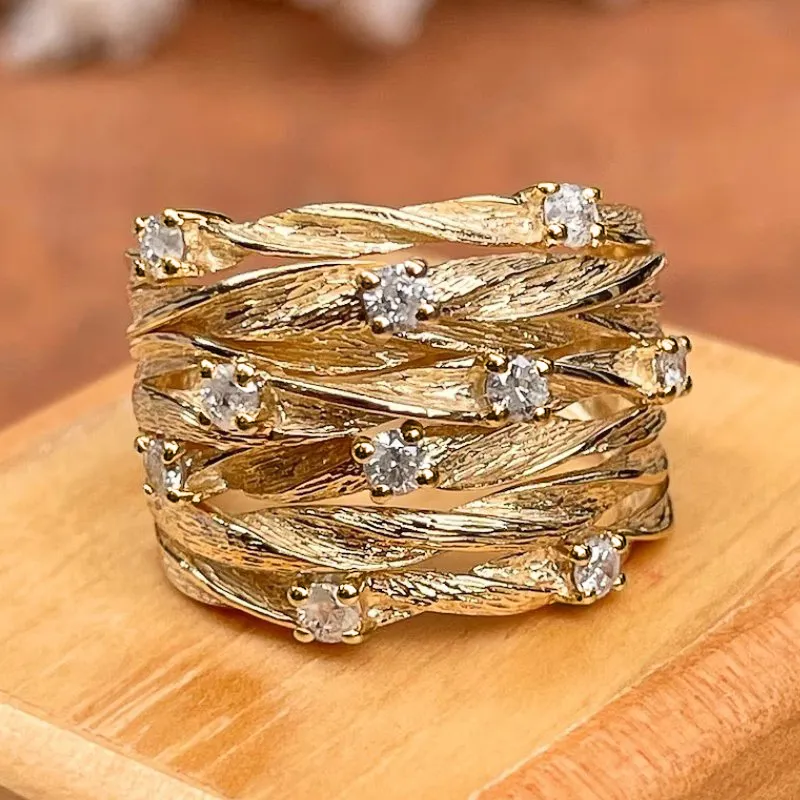 Bague en or vintage
