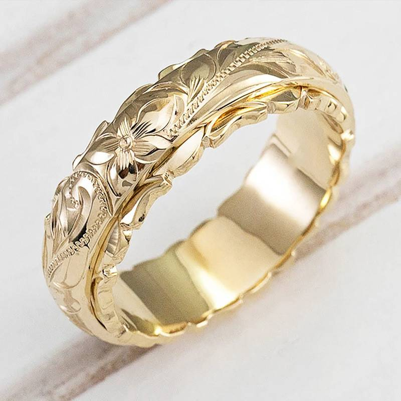 Bague Vintage en Or Blume