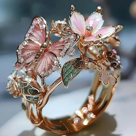 Bague Zirkonia Papillon Natur Bright