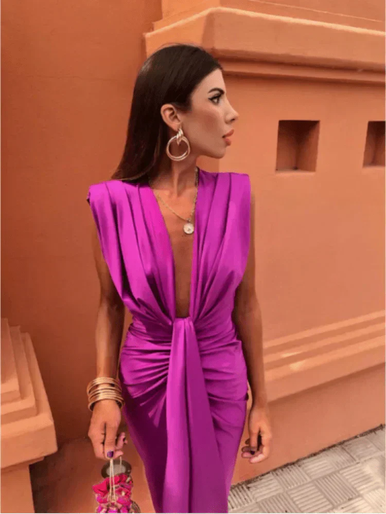 Lara™ | Robe Satinée Luxe