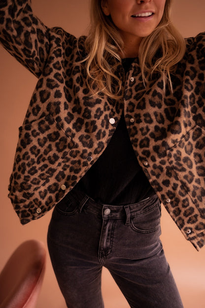 Luna™ | Veste Tendance Léopard
