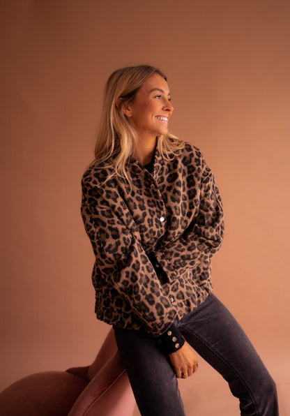 Luna™ | Veste Tendance Léopard