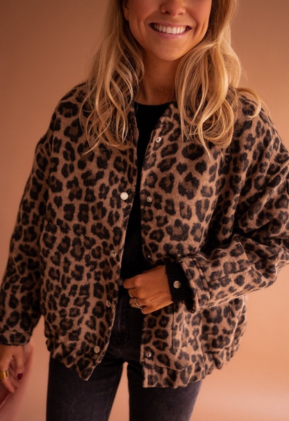 Luna™ | Veste Tendance Léopard