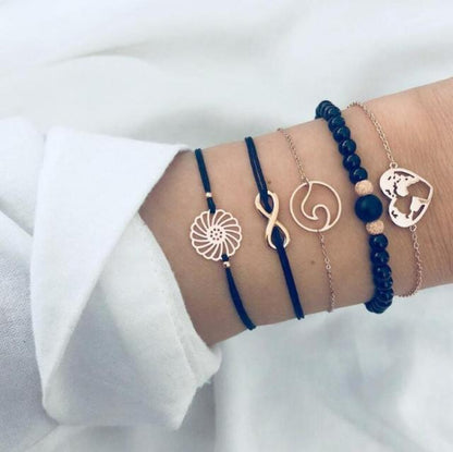 Joy - Pack Premium de 5 Bracelets Uniques