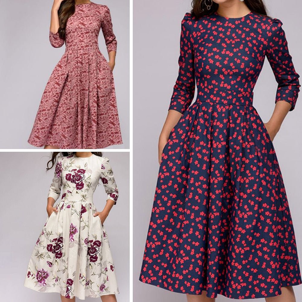 Sibylle™ | Robe Fleurie