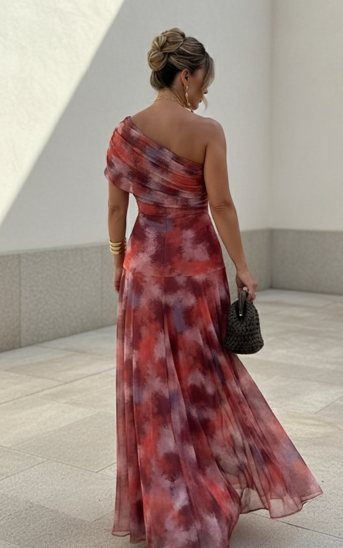 Uma | Robe fluide ample au design élégant