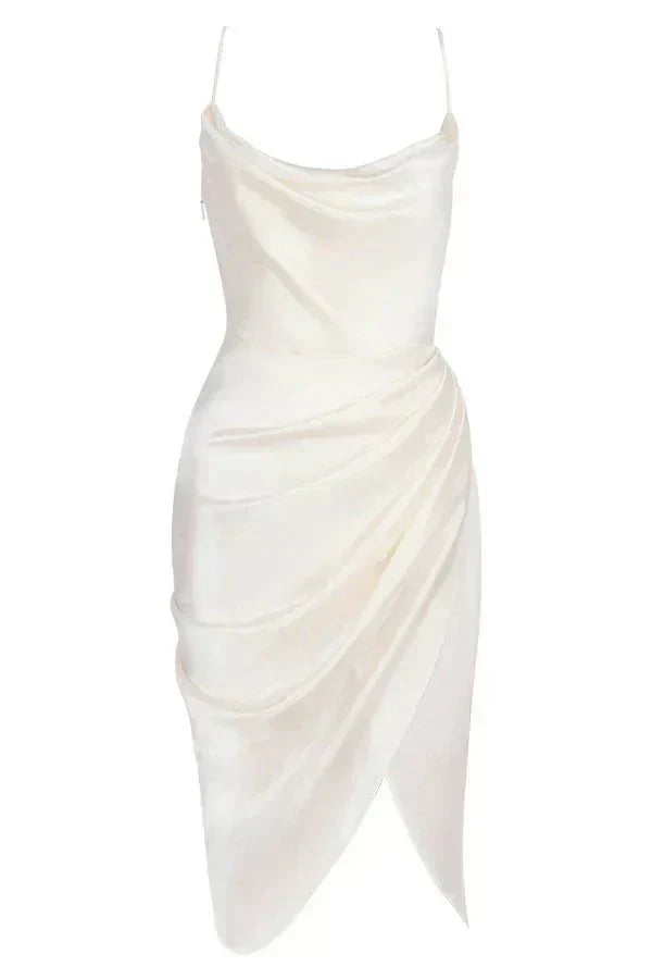 Scarlett™ | Maxi Robe en Soie de Luxe avec Corset