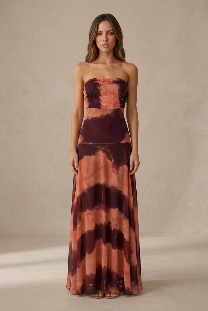 Sol | Robe maxi tie dye