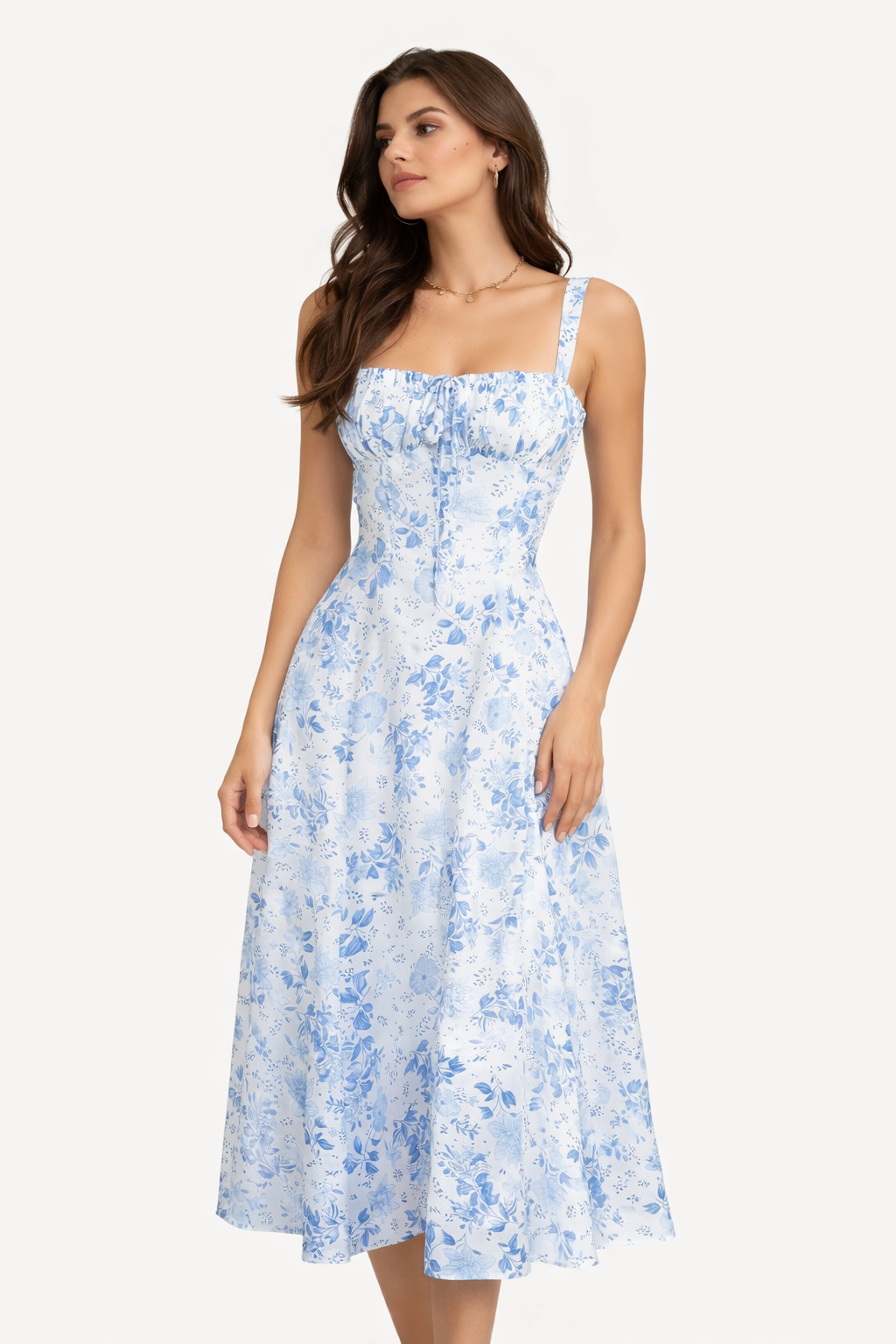 Floral | Robe Bleue